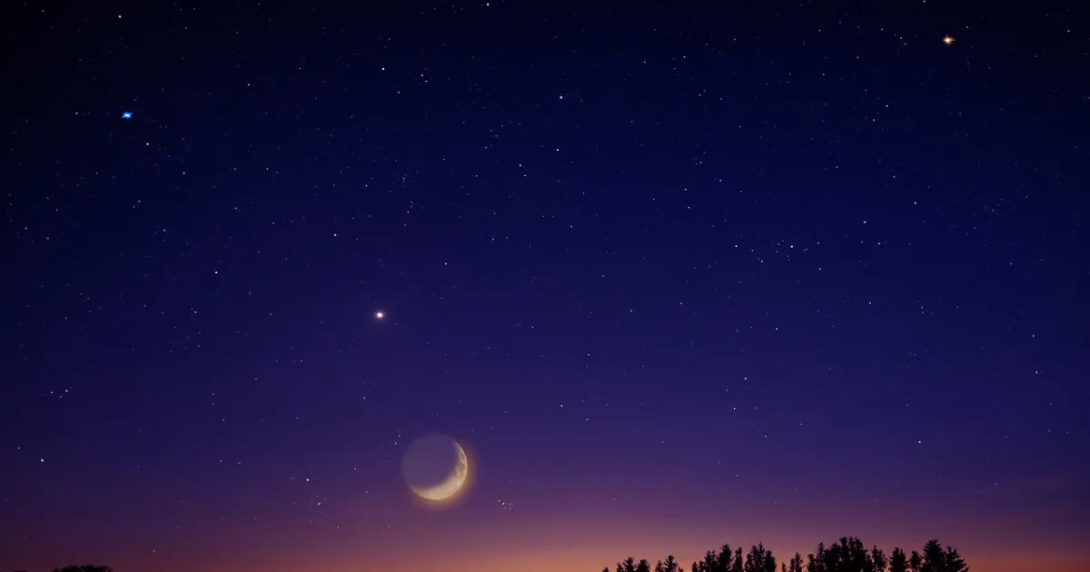 The four main asteroids: Ceres, Pallas, Juno and Vesta