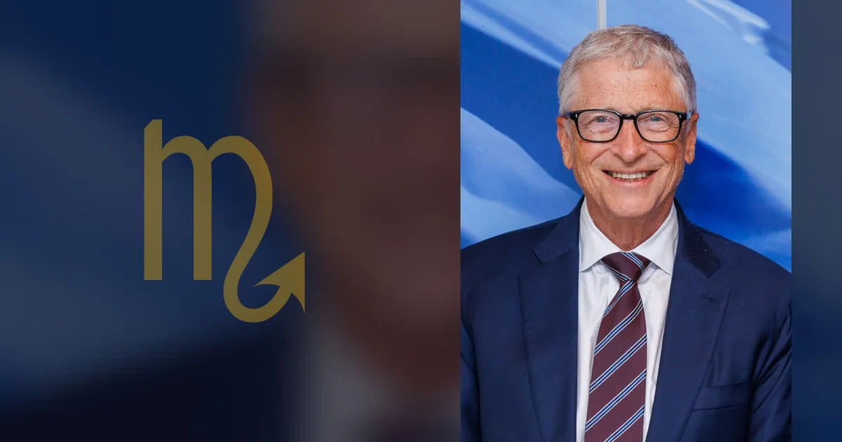 Bill Gates's natal chart: a clear, far-reaching vision and a boldness unafraid of risk