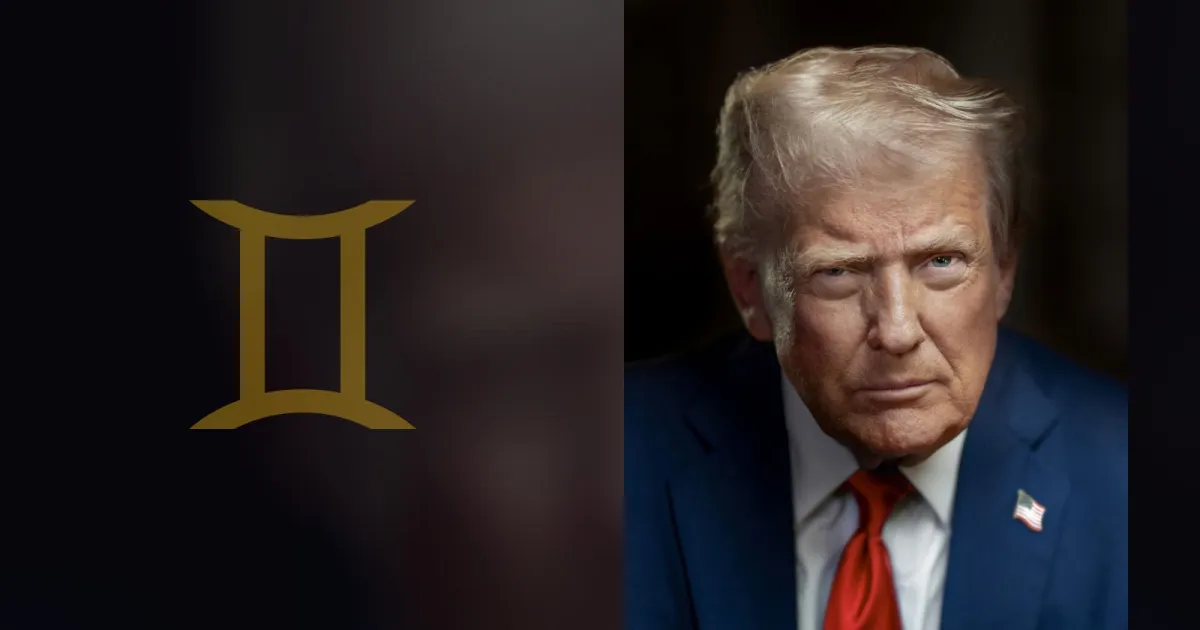 Donald Trump's natal chart: a wide network and a keen eye for value