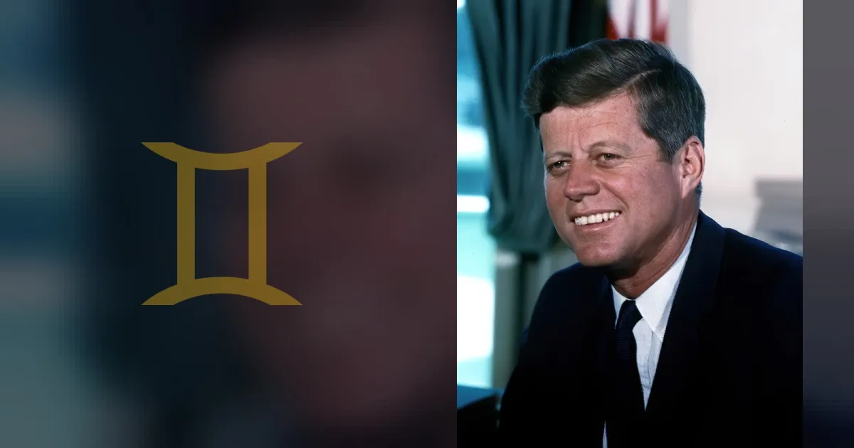 John F. Kennedy's natal chart: persistent ambition built through partnership and shared resources