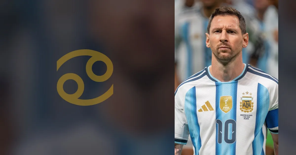 Lionel Messi's natal chart: a quiet will that advances like a tide, not an explosion
