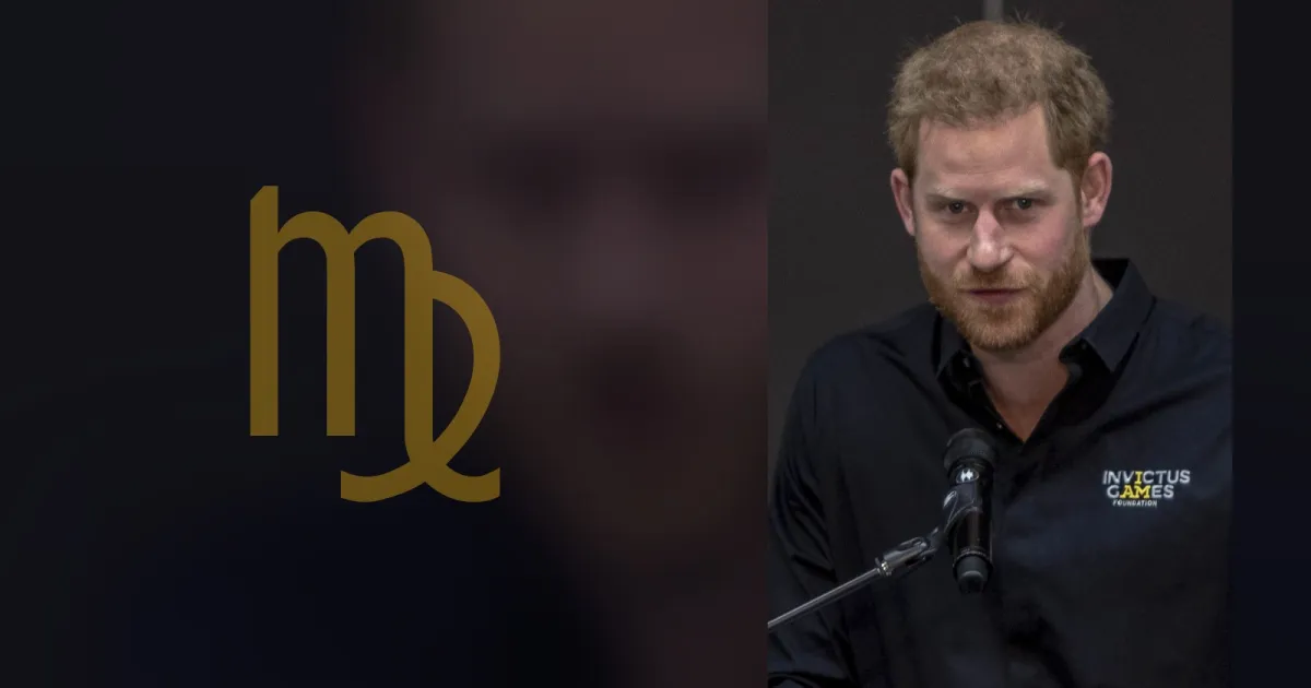 Prince Harry's natal chart: quick to lead shared causes and to help without seeking credit