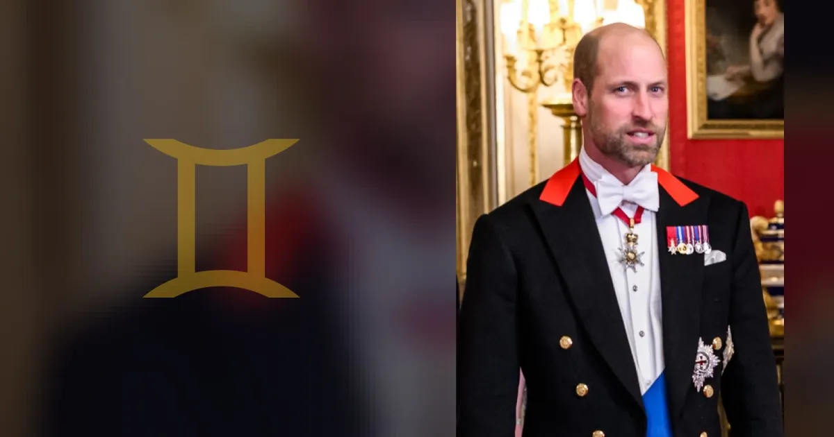 Prince William's natal chart: a wide view of the world, anchored by one close bond